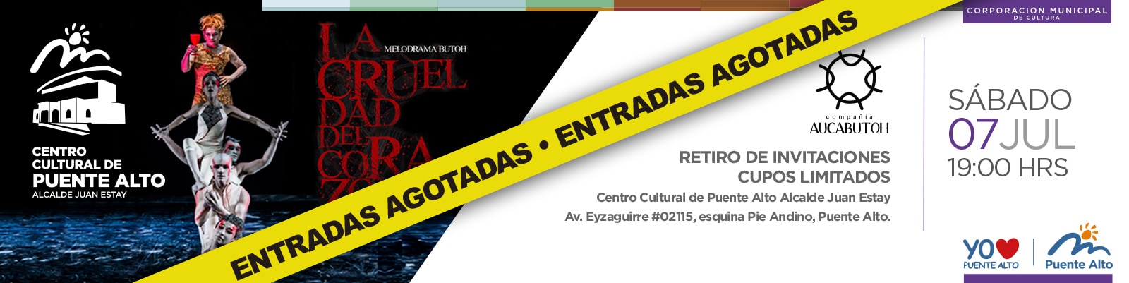 “La Crueldad del Corazón”, llega al Centro Cultural de Puente Alto.
