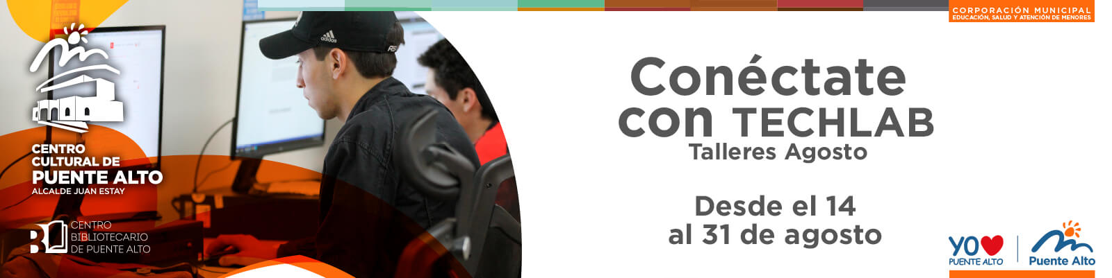Nuevos Talleres en el Techlab del Centro Cultural de Puente Alto.