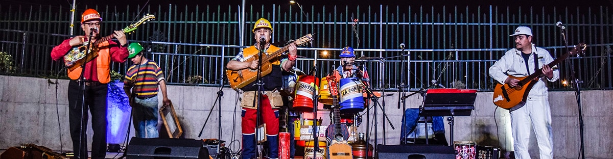 Junto a “La Contru” inauguramos el Anfiteatro del Centro Cultural de Puente Alto.