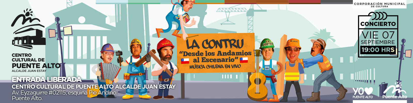 “La Contru”: desde los andamios a Puente Alto. 