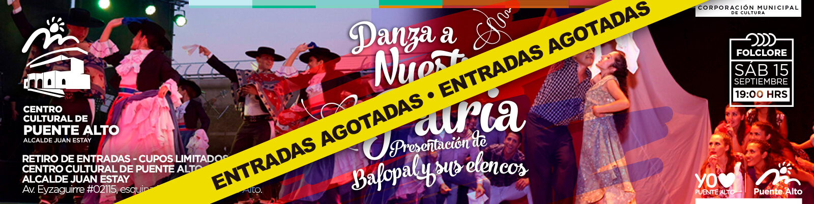 Danza a nuestra patria junto a BAFOPAL y sus Elencos.
