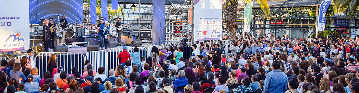 Más de mil personas celebraron a lo grande el aniversario de Puente Alto.