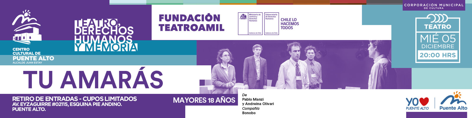 Teatro: “Tú Amarás”.