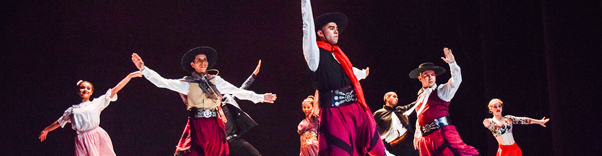 Con Danzas Joquedehue celebró sus nueve años de trayectoria.