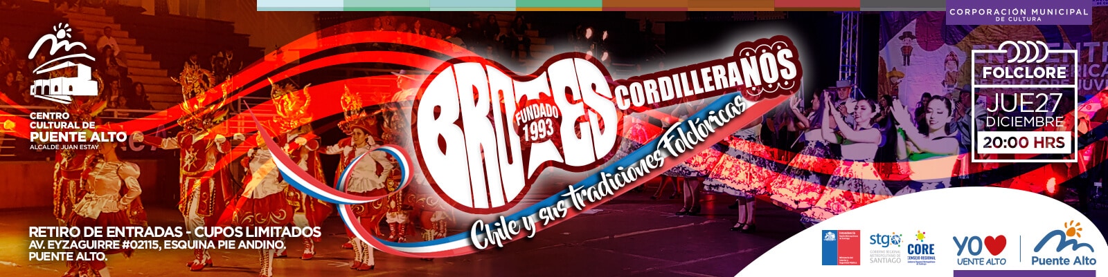 Brotes Cordilleranos presenta: “Chile y sus tradiciones Folclóricas”.