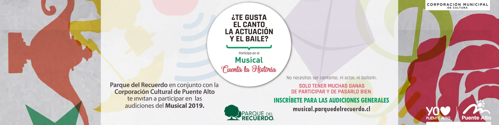 Te invitamos a ser parte del gran musical “Cuenta la Historia”.