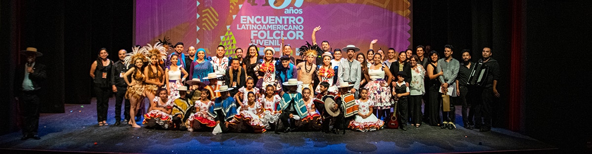 Con éxito se realizó la 31º versión del Encuentro Latinoamericano de Folclor Juvenil.