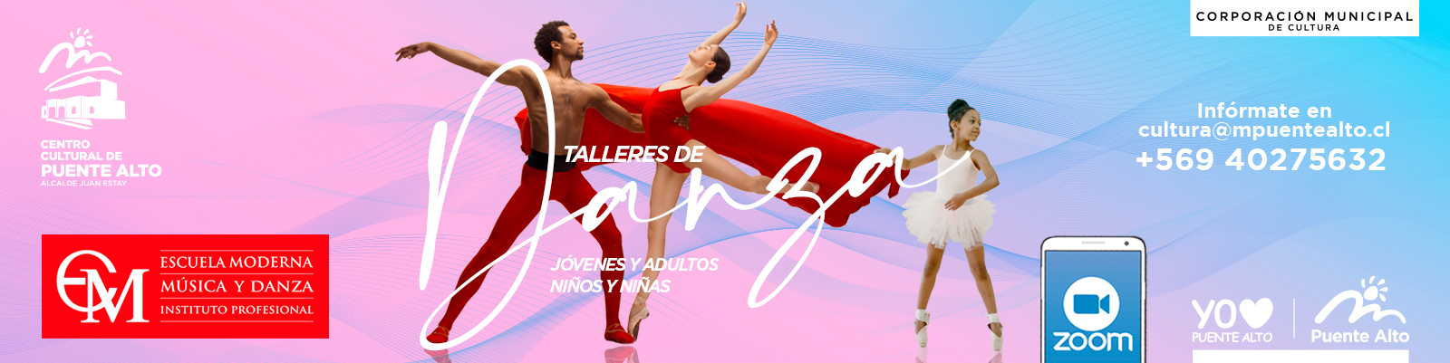 Todos a participar en los nuevos Talleres Virtuales de Danza