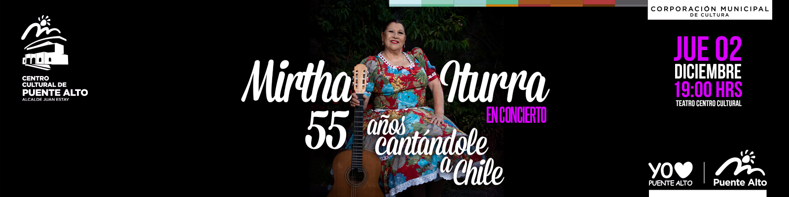 Mirtha Iturra en concierto: “55 Años Cantándole a Chile”