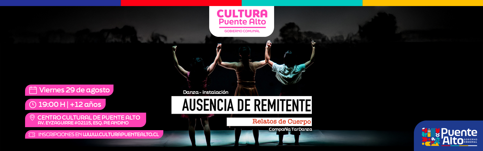 Banner Noticias y Eventos de la Corporación Cultural de Puente Alto